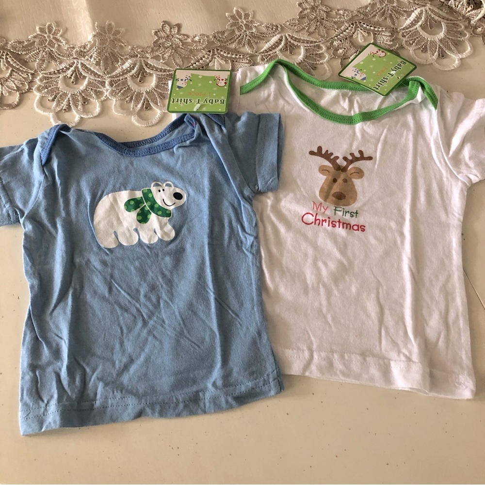 Baby boy, girl My first Christmas, Holiday, short sleeve T-shirt